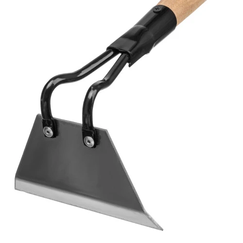 Мотыга усиленная, нержавеющая сталь, 150 х 90 х 1325 мм, деревянный черенок, Сибртех