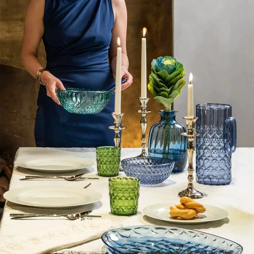 Чаша vanity, D30 см, голубая