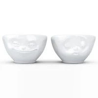 Набор чаш grinning & kissing, 100 мл, белый, 2 шт.