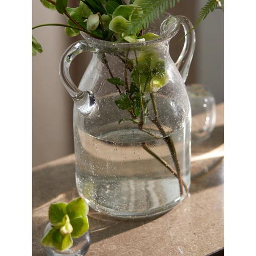 Ваза для цветов flowi, 25 см, прозрачная