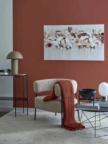 Панно декоративное fleur, 70х120 см, бежевое