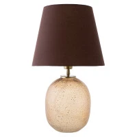 Лампа настольная speckles, D19х32 см, с терракотовым абажуром