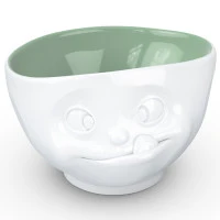 Чаша tasty, 500 мл, белая/хаки