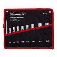 Набор ключей трубчатых торцевых 9 предметов Matrix