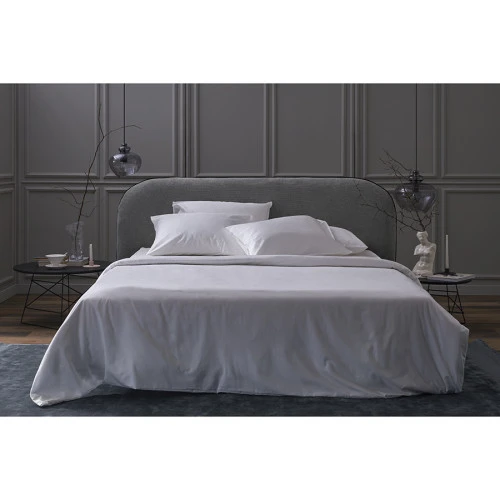 Простыня из плотного сатина белого цвета из коллекции essential, 240х270 см