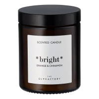 Свеча ароматическая the olphactory, bright, orange&cinnamon, 30 ч