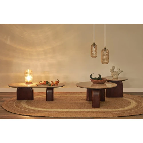 Светильник настольный mystic aura, D19х32 см, янтарно-золотой