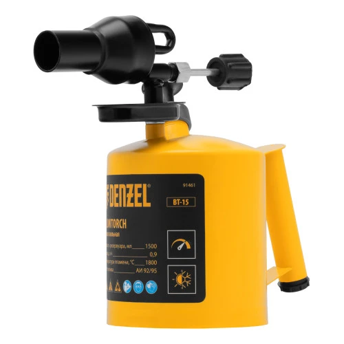 Паяльная лампа DENZEL, ВТ-15, 1.5 л