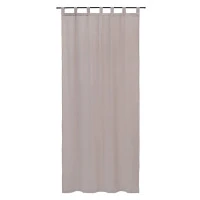 Штора из муслина бежево-серого цвета из коллекции essential, 150х290 см