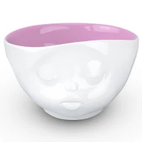 Чаша kissing, 500 мл, белая/фиолетовая