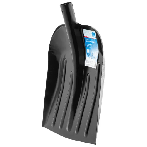 Лопата для уборки снега стальная эмалированная, 330 х 365 мм, без черенка, Сибртех