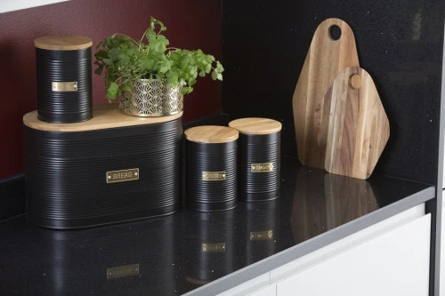 Емкость для хранения сахара otto черная 1,4 л