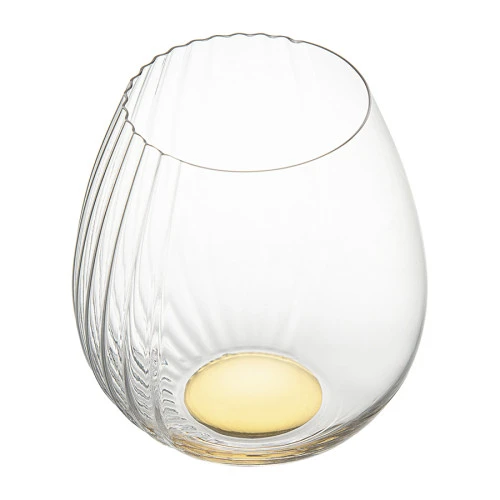 Набор бокалов для вина alice в подарочной упаковке, 610 мл, золотистые, 2 шт.