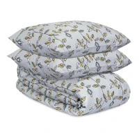 Комплект постельного белья "Ягоды тайги" из премиального сатина из коллекции russian north, 150х200 см