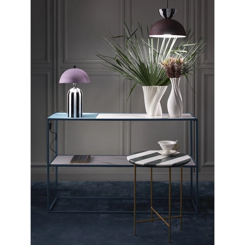 Столик приставной haywi, D45 см, серо-белый