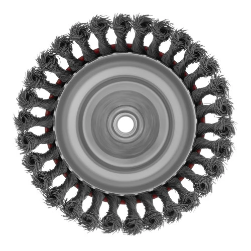 Щетка для УШМ, 150 мм, М14, "чашка", крученая проволока 0.5 мм Matrix