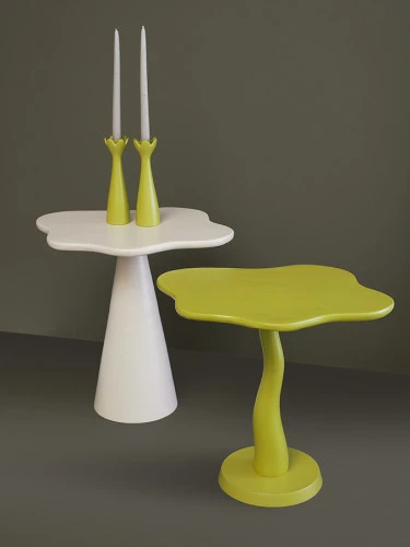 Столик приставной fluid, 56х49 см, лайм