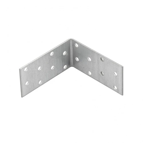 Крепежный уголок равносторонний 2 мм, KUR 80 х 80 х 40 мм Сибртех