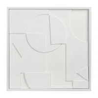 Панно декоративное с эффектом 3d minimalism, с белой рамой, 60х60 см