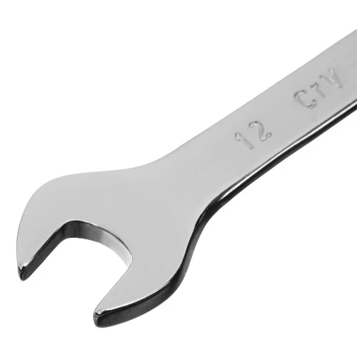 Ключ комбинированный, 12 мм, CrV, полированный хром Matrix
