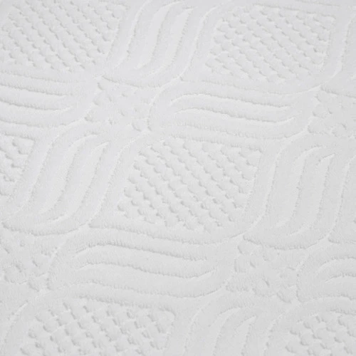 Полотенце банное белое, с кисточками темно-синего цвета из коллекции essential, 70х140 см