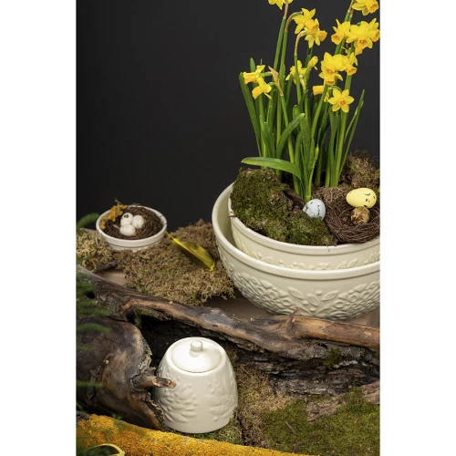 Сахарница birds of paradise, 400 мл, кремовая