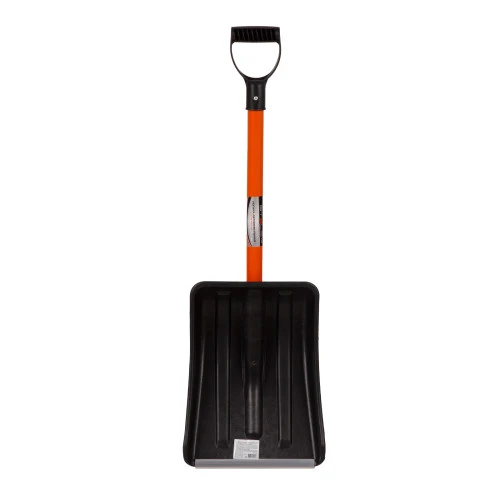 Лопата для уборки снега пластиковая, 275 х 345 х 890 мм, стальной черенок, Stels