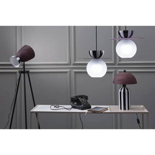 Светильник настольный anniken, D25х38 см, сливовый