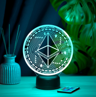 3D светильник  Светильник "Ethereum (Эфириум)"