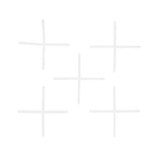 Крестики, 1.0 мм, для кладки плитки, 100 шт Matrix