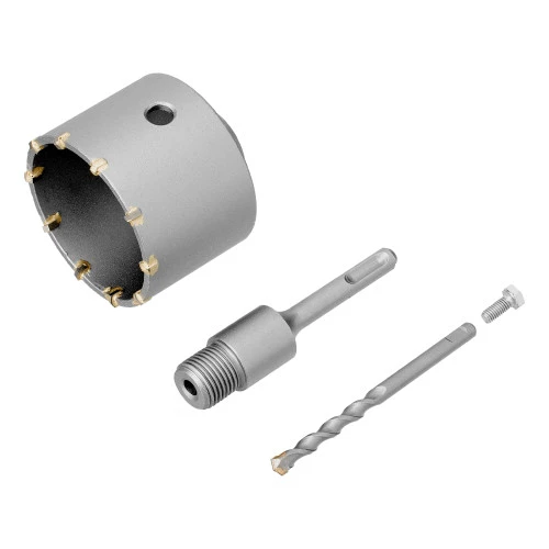 Коронка по бетону в сборе, М22 х 80 мм, SDS Plus Сибртех