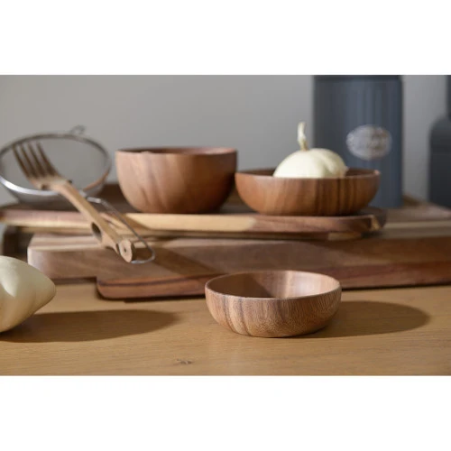 Чаша деревянная ecogy, D11 см, акация