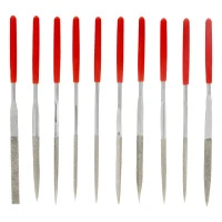 Набор надфилей алмазных, 140 х 50 х 3 мм, 10 шт Matrix