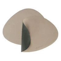 Набор из 2-х двухсторонних сервировочных салфеток drop, 33х41 см, зеленый/бежевый