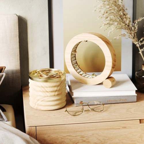 Органайзер для украшений ferris,  D19 см, натуральное дерево