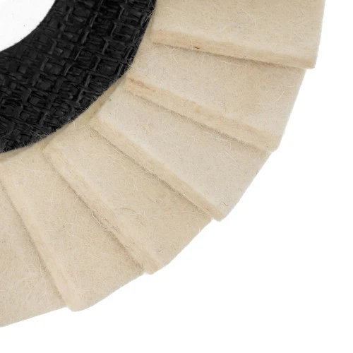 Круг полировальный лепестковый из натурального войлока 125 х 22.2 мм Matrix