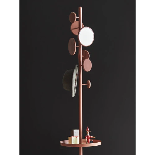 Вешалка напольная с полкой lingon, терракотовая