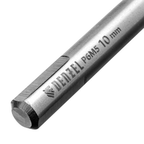 Сверло спиральное по металлу 10 x 133мм, Р6М5, Golden Tip, многогранная заточка Denzel