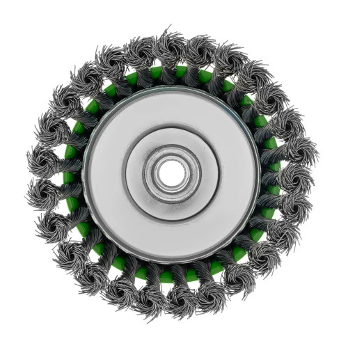 Щетка для УШМ, 125 мм, М14, "чашка", крученая металлическая проволока Сибртех