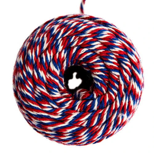 Нить ХБ 50 текс х 15, триколор, 120 м в диспенсере, вес 90 гр +- 5%, Сибртех