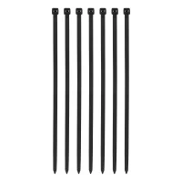 Хомуты, 300 х 8 мм, пластиковые, черные, 100 шт Сибртех