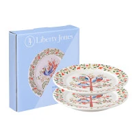 Набор тарелок owl из коллекции birds of paradise в подарочной упаковке, D18 см, 2 шт.