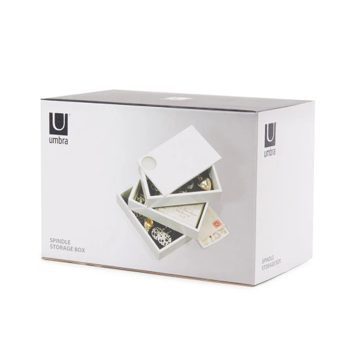 Шкатулка spindle, белая