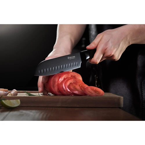 Нож Сантоку carbon, 18 см