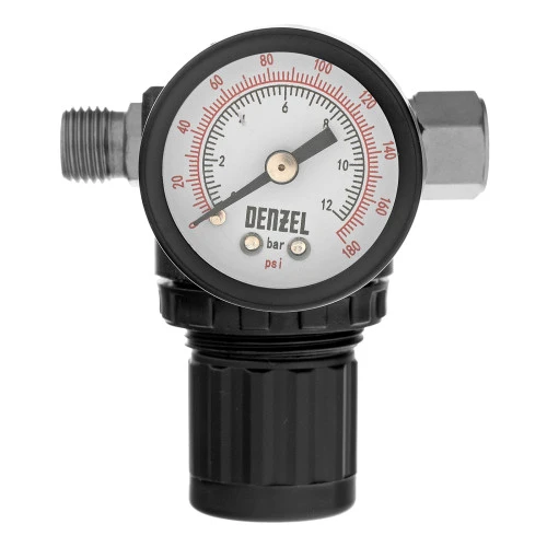 Регулятор давления с манометром R1500, 12 бар, 1/4" Denzel