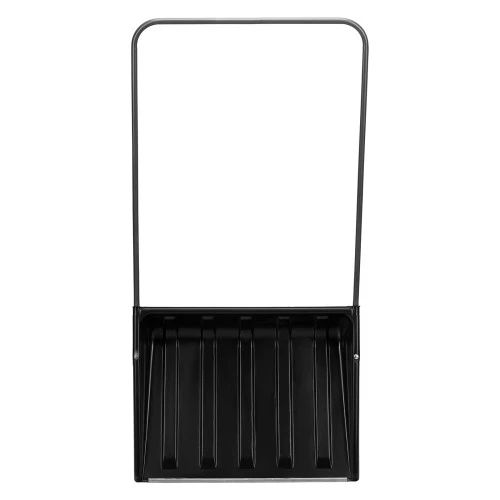 Движок для уборки снега пластиковый, 695 х 540 х 1460 мм, стальная рукоятка, Сибртех