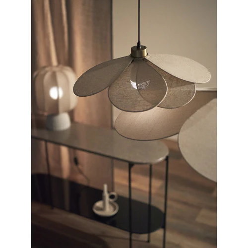 Светильник подвесной kamille, D46 см, бежевый