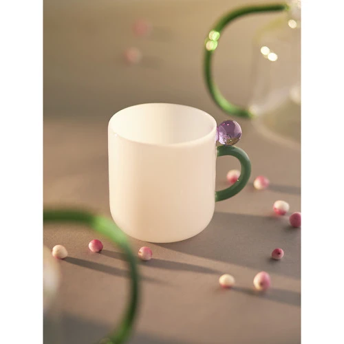 Кружка orb, 345 мл, зеленая/фиолетовая