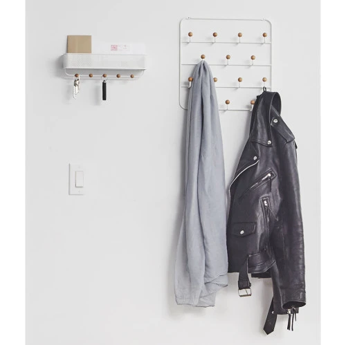 Органайзер для аксессуаров надверный estique, 20,3x10,6x32 см, белый