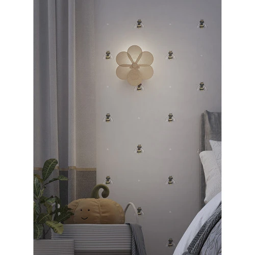 Светильник настенный kamille, D44 см, бежевый